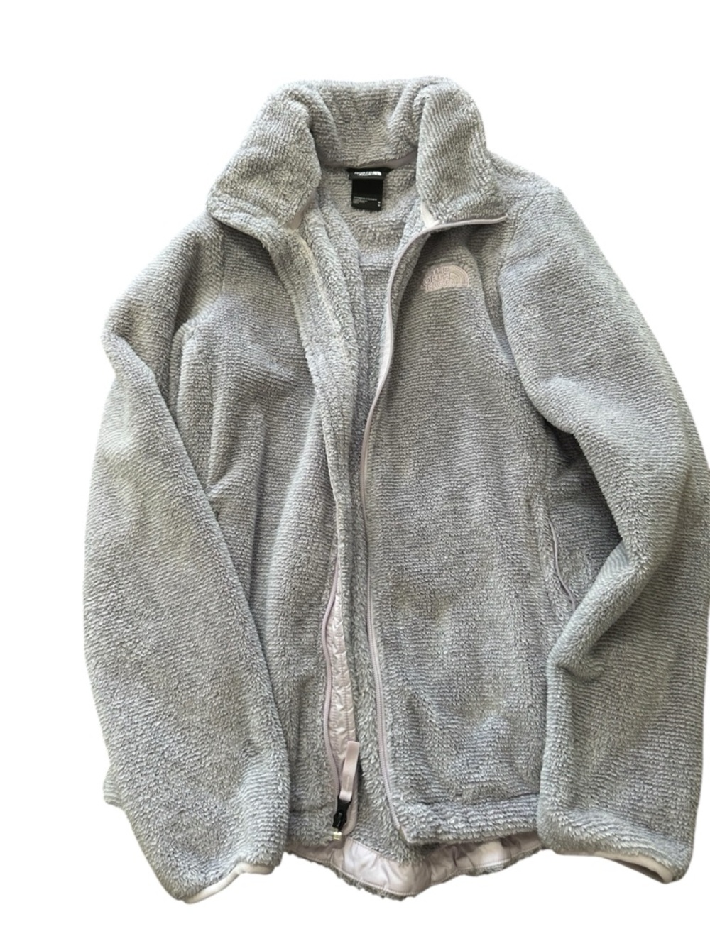 The North Face PURPLE Gray Cozy Fleece Jacket